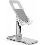 Wholesale Universal Heavy Duty Desktop Tabletop Cell Phone, iPad, Tablet Lifting Bracket with Foldable Adjustable Height and Angle (White)